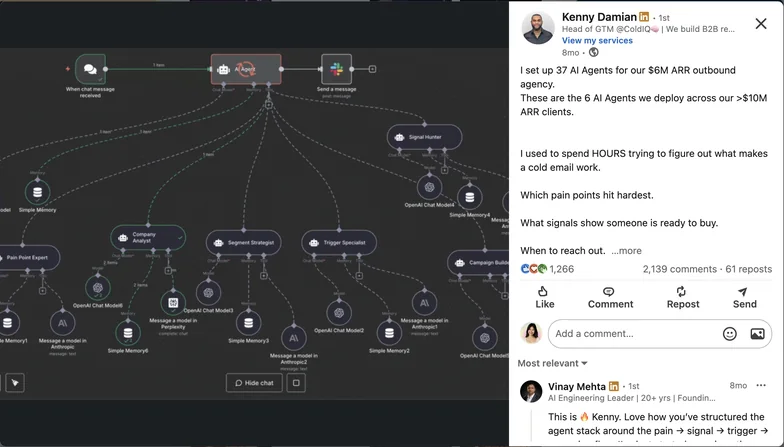 LinkedIn post by Kenny Damian