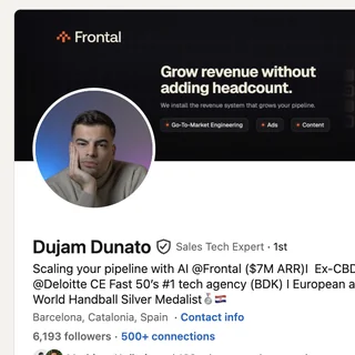 Dujam Dunato — LinkedIn profile, 6,193 followers