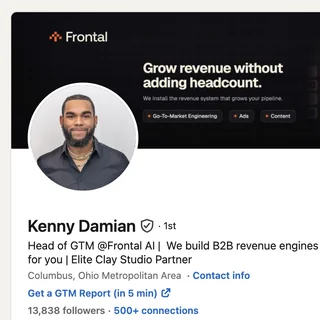 Kenny Damian — LinkedIn profile, 13,838 followers