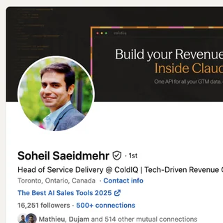Soheil Saeidmehr — LinkedIn profile, 16,251 followers